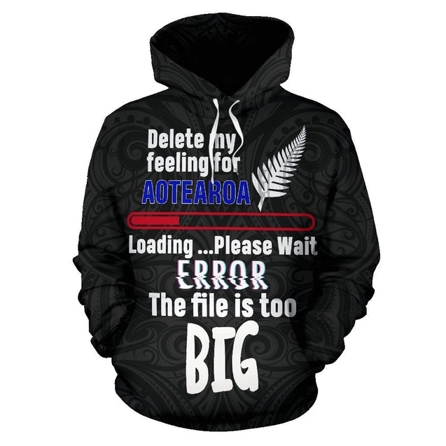 Aotearoa's Love Is Too Big In Me Hoodie Silver Fern Patterns Maori PL-Apparel-PL8386-Hoodie-S-Vibe Cosy™