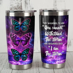 Butterfly Steel Tumbler TA031801-TA-Vibe Cosy™