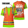 Customize Name Heavy Equipment Operator 3D All Over Printed Unisex Shirt