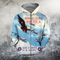 American Air Force Shirts-Apparel-HP Arts-ZIPPED HOODIE-S-Vibe Cosy™