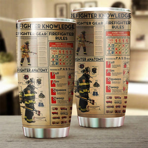 Firefighter Knowledge Stainless Steel Tumbler TA031806-TA-Vibe Cosy™