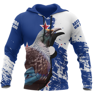 New Zealand Aotearoa Tui Bird Pullover Hoodie A0-Apparel-Khanh Arts-Hoodie-S-Vibe Cosy™