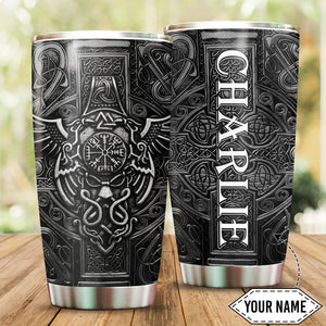 Customized Name Viking Steel Tumbler