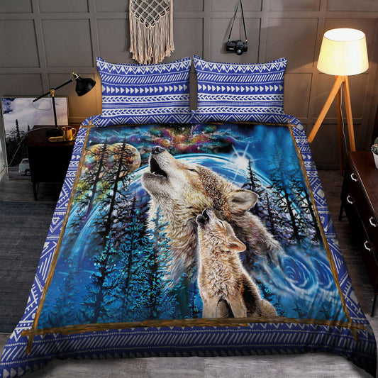 Wolf 3D All Over Printed Bedding Set
