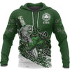 Ireland - Celtic Shamrock & Sword Pullover Hoodie PL-Apparel-PL8386-Hoodie-S-Vibe Cosy™