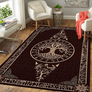 Viking 3D All Over Printed Rug