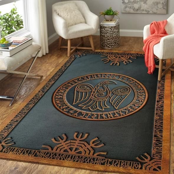 Viking 3D All Over Printed Rug