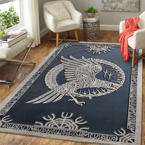 Viking 3D All Over Printed Rug