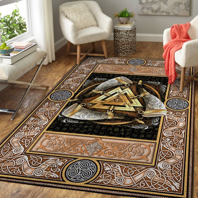 Viking 3D All Over Printed Rug