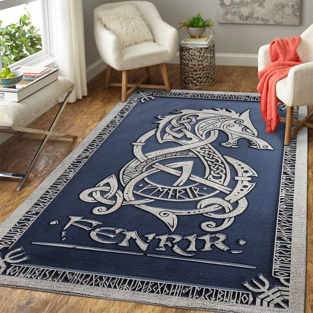 Viking 3D All Over Printed Rug