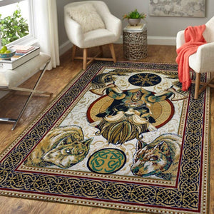 Viking 3D All Over Printed Rug