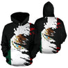 Mexico Flag Painting Hoodie-Apparel-HP Arts-Hoodie-S-Vibe Cosy™