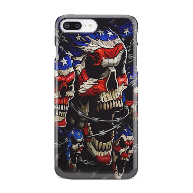 Patriotic Skull Phone Case-Phone Case-wc-fulfillment-iPhone 7 Plus-Vibe Cosy™