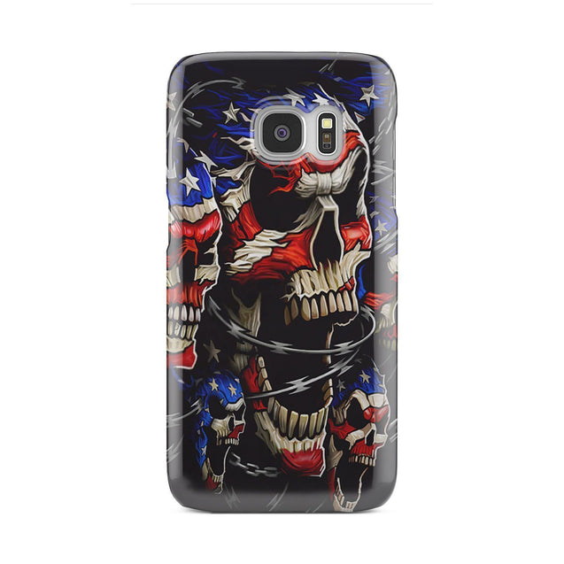 Patriotic Skull Phone Case-Phone Case-wc-fulfillment-Galaxy S6 Edge-Vibe Cosy™