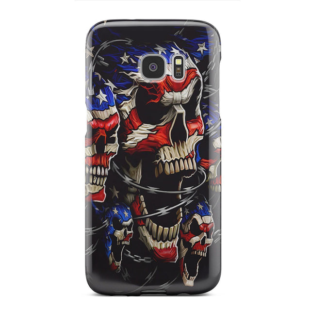 Patriotic Skull Phone Case-Phone Case-wc-fulfillment-Galaxy S7 Edge-Vibe Cosy™