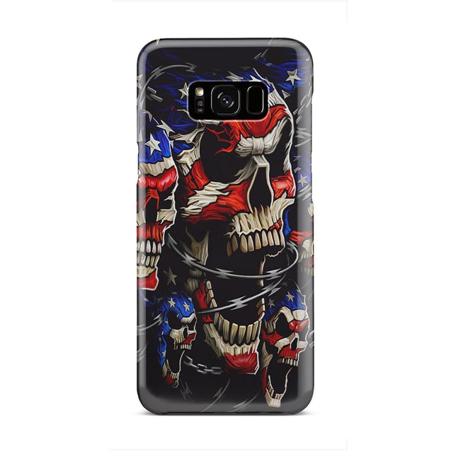 Patriotic Skull Phone Case-Phone Case-wc-fulfillment-Galaxy S8 Plus-Vibe Cosy™