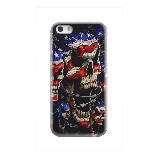 Patriotic Skull Phone Case-Phone Case-wc-fulfillment-iPhone SE-Vibe Cosy™