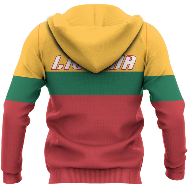 Lithuania - Lietuva Superhero Hoodie-Apparel-Phaethon-Hoodie-S-Vibe Cosy™