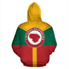 Lithuania Rising Pullover Hoodie-Apparel-Phaethon-Hoodie-S-Vibe Cosy™