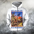 United States Armed Forces Shirts-Apparel-HP Arts-ZIPPED HOODIE-S-Vibe Cosy™