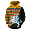 Lithuania Hoodie Vytis Patterns Flag-Apparel-Phaethon-Hoodie-S-Vibe Cosy™