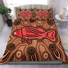 Aboriginal Duvet Cover Fishing Australia Culture design print Bedding set