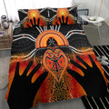 Aboriginal Duvet Cover Sun Turtle Australia Culture design print Bedding set