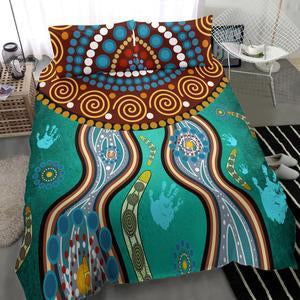 Aboriginal Duvet Cover River Australia Culture design print Bedding set