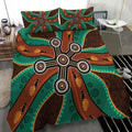 Aboriginal Duvet Cover Ant forage Australia Culture design print Bedding set