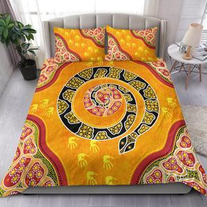 Aboriginal Duvet Cover Unique Style Snake Australia Culture design print Bedding set