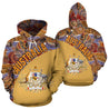 Australia Hoodie Aboriginal Wave Coat Of Arms NNK 1405-Apparel-PL8386-Hoodie-S-Vibe Cosy™