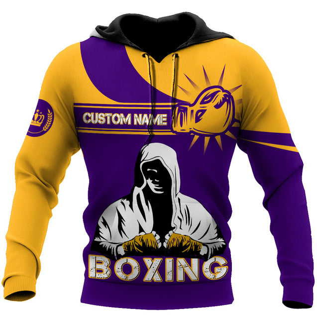 Custom Name Boxing 3D All Over Printed Unisex Shirts