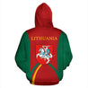 Lithuania Hoodie Coat Of Arms - Sports Style-Apparel-Phaethon-Zipped Hoodie-S-Vibe Cosy™