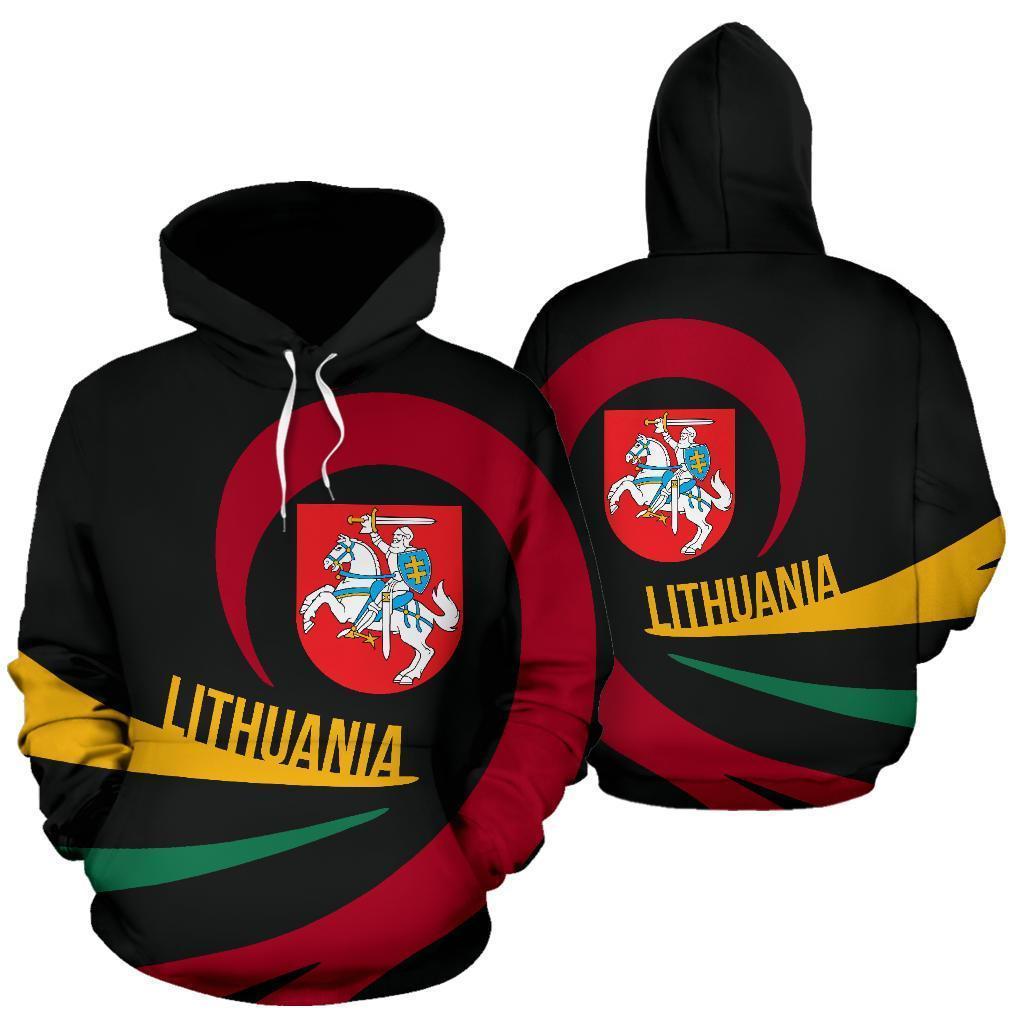 Lithuania Hoodie Coat Of Arms Roll Into My Heart-Apparel-Phaethon-Hoodie-S-Vibe Cosy™