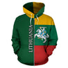 Lithuania Hoodie Flag Half-Apparel-Phaethon-Hoodie-S-Vibe Cosy™