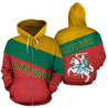 Lithuania Coat Of Arms Hoodie - Flag-Apparel-Phaethon-Zipped Hoodie-S-Vibe Cosy™