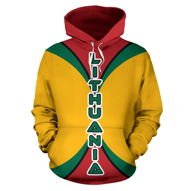 Lithuania All Over Hoodie - Impact Version-Apparel-Phaethon-Hoodie-S-Vibe Cosy™