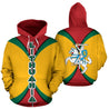 Lithuania All Over Hoodie - Impact Version-Apparel-Phaethon-Zipped Hoodie-S-Vibe Cosy™