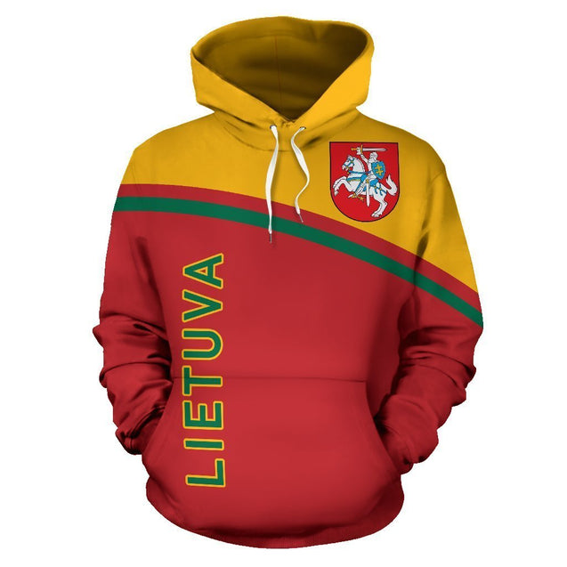 Lietuva All Over Hoodie - Curve Version-Apparel-Phaethon-Hoodie-S-Vibe Cosy™