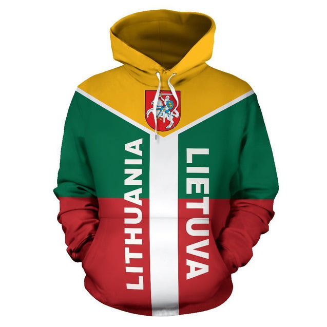 Lithuania (Lietuva) is My Homeland Hoodie-Apparel-Phaethon-Hoodie-S-Vibe Cosy™