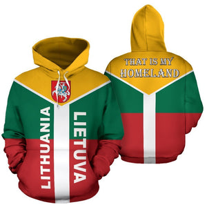 Lithuania (Lietuva) is My Homeland Hoodie-Apparel-Phaethon-Hoodie-S-Vibe Cosy™