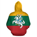 Neo Lithuania Flag Hoodie-Apparel-Phaethon-Zipped Hoodie-S-Vibe Cosy™