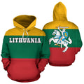 Neo Lithuania Flag Hoodie-Apparel-Phaethon-Hoodie-S-Vibe Cosy™