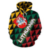 Lithuania Hoodie Coat Of Arms-Apparel-Phaethon-Hoodie-S-Vibe Cosy™