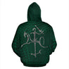 Lithuania Green Armor Hoodie-Apparel-Phaethon-Zipped Hoodie-S-Vibe Cosy™