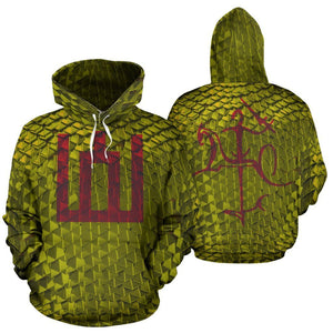 Lithuania Golden Armor Hoodie-Apparel-Phaethon-Hoodie-S-Vibe Cosy™