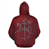 Lithuania Red Armor Hoodie-Apparel-Phaethon-Zipped Hoodie-S-Vibe Cosy™