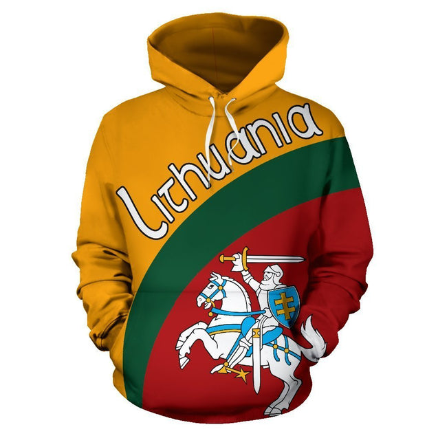 Lithuania Vytis Hoodie-Apparel-Phaethon-Hoodie-S-Vibe Cosy™