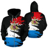 Luxembourg Hoodie Flag Painting-Apparel-Phaethon-Zipped Hoodie-S-Vibe Cosy™