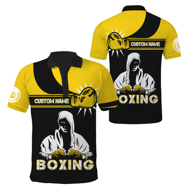 Custom Name Boxing 3D All Over Printed Unisex Shirts